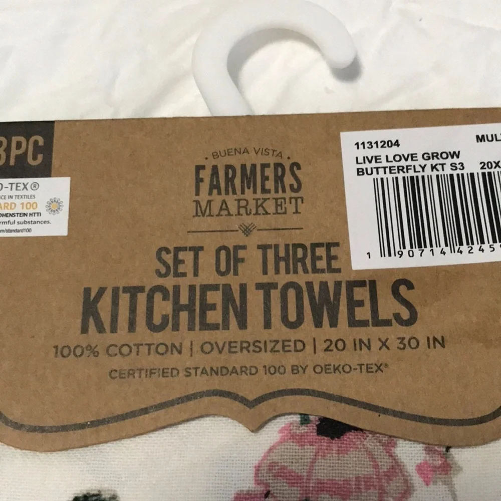 NWT Butterflies Kitchen Towels 3pc 💓💕